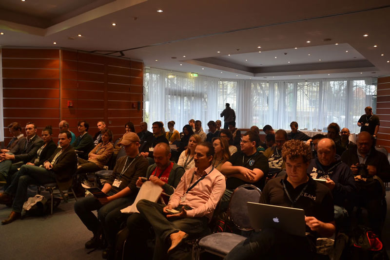 people gathered at JoomlaDay Austria