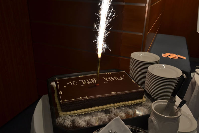 Celebrating 10 years of Joomla with cake