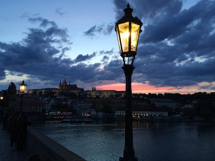 stunning prague bridge