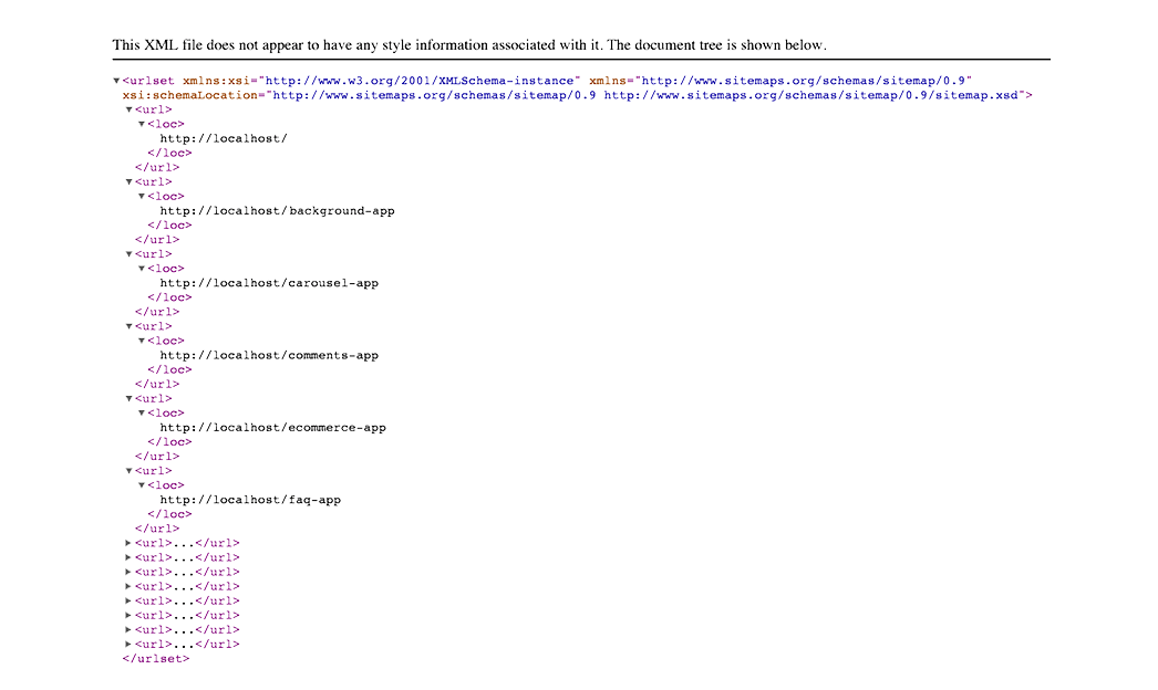 XML Output